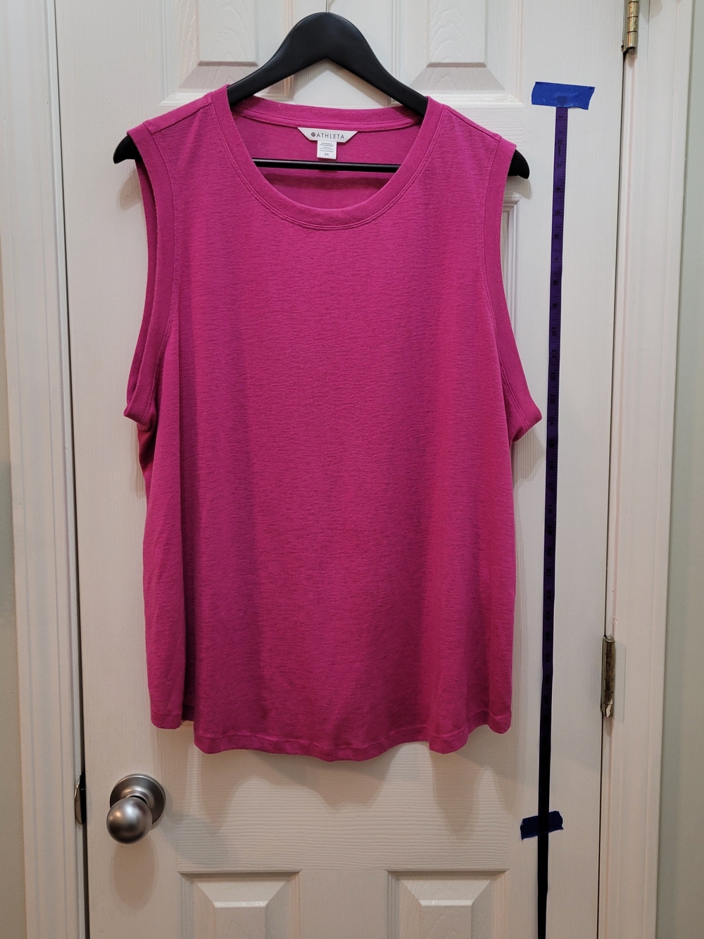 Athleta Magenta Crewneck Tank Top